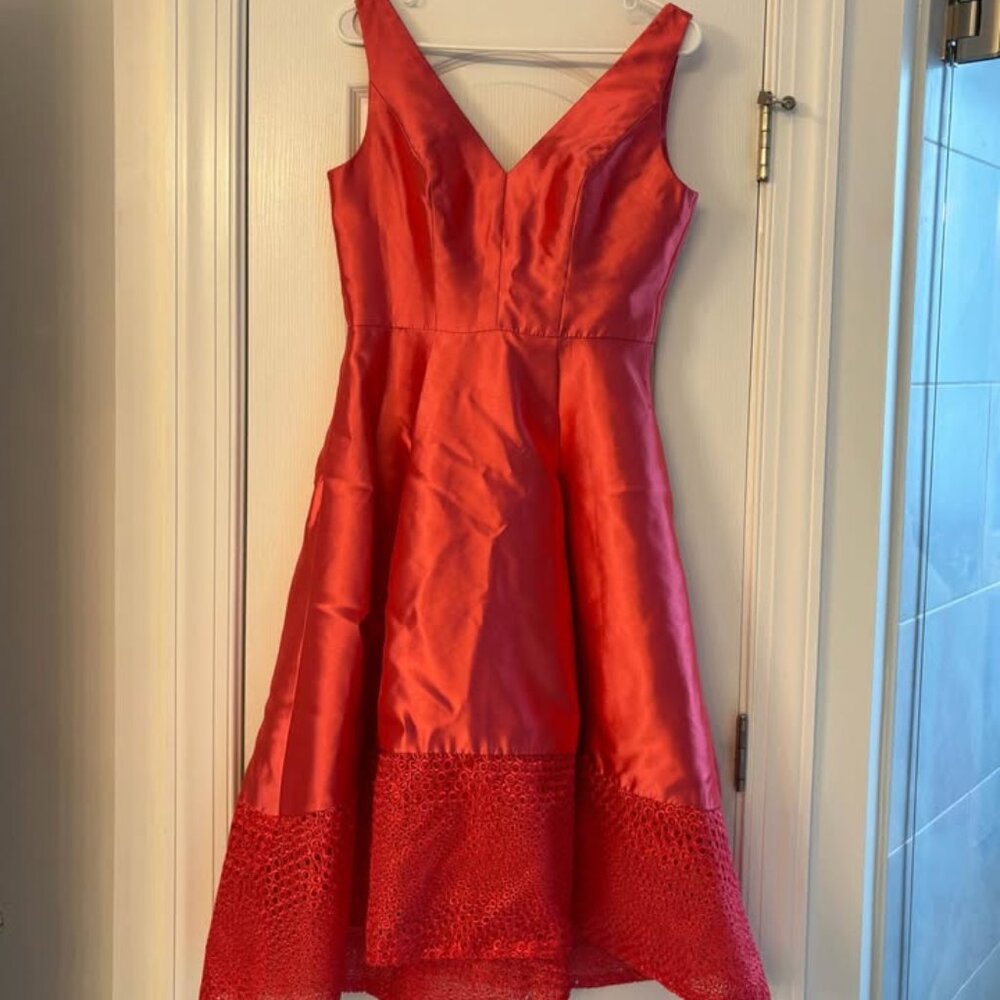 Monique Lhuillier high low dress